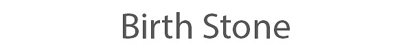 Birth Stone