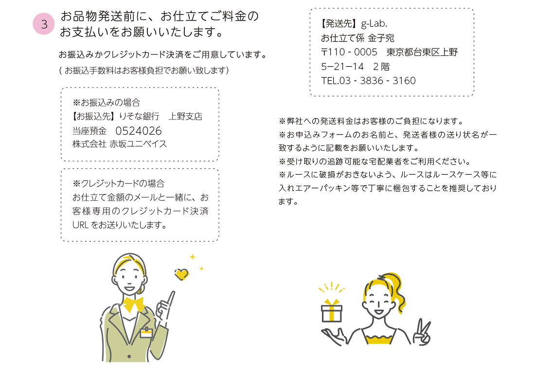お申し込みの流れ