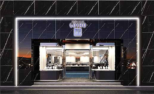 ガラおかちまち本店　日本で最大級のジュエリーショップ